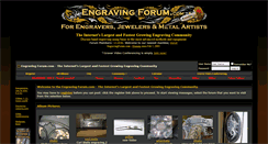 Desktop Screenshot of handengravingforum.com